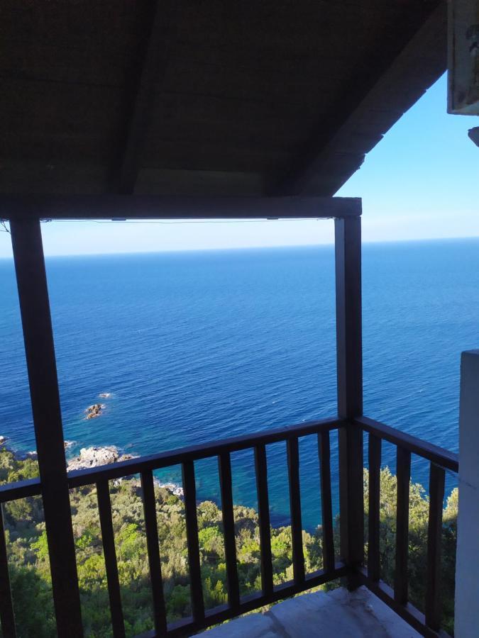 Triple Studio Room With The Most Beatifull View In Mylopotamos 차가라다 외부 사진